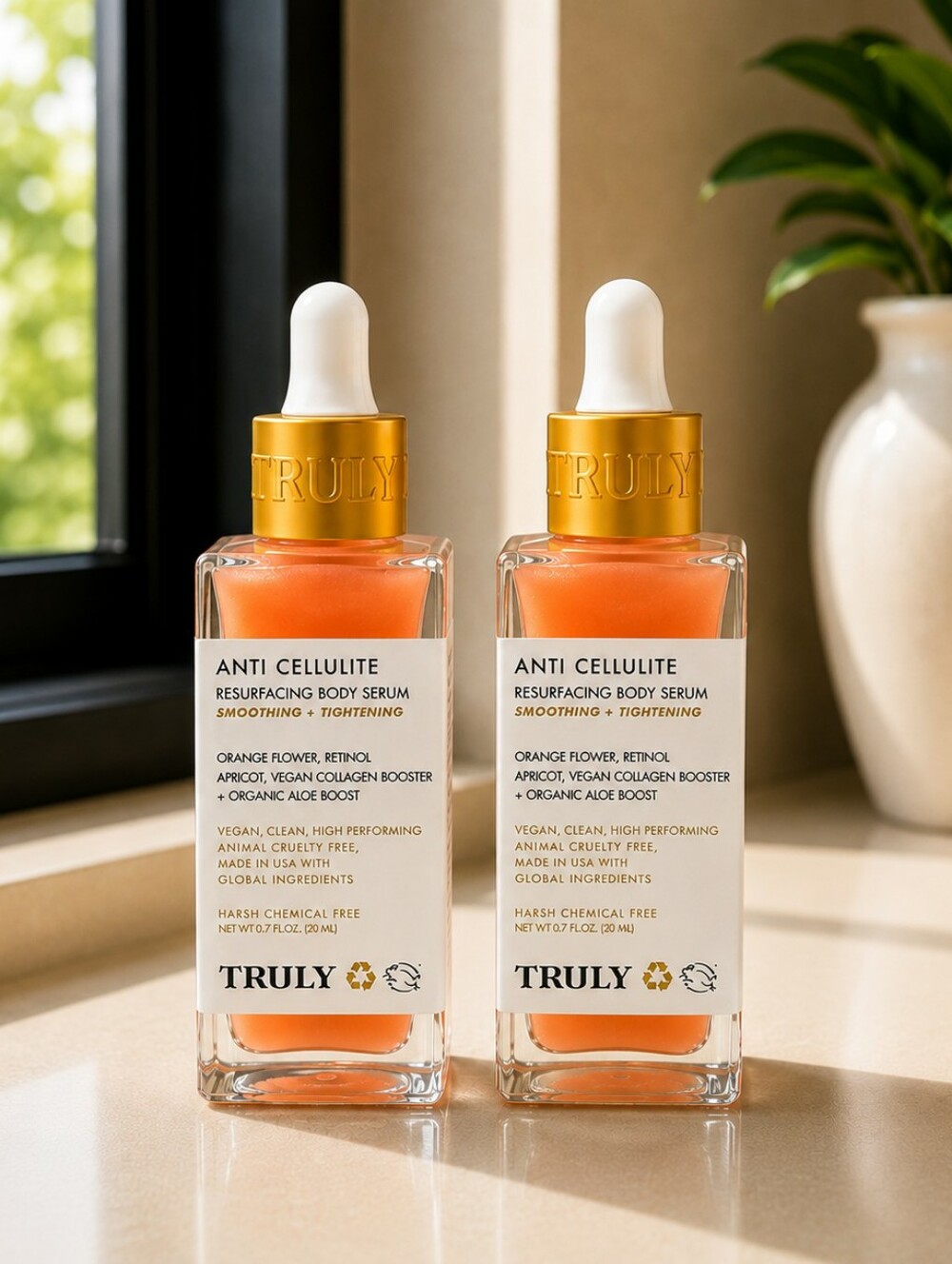 Truly Beauty Anti Cellulite Resurfacing Body Serum 20mL 2 Pack